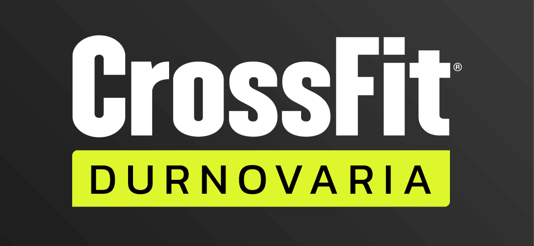 CrossFit Durnovaria logo on a black background in Dorchester.